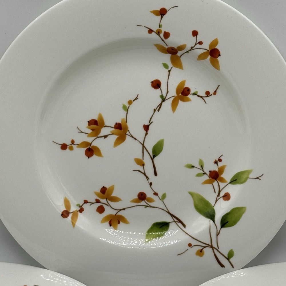 Martha Stewart Bittersweet Branches Salad Plates 9" Set 3 Discontinued - Picture 3 of 7